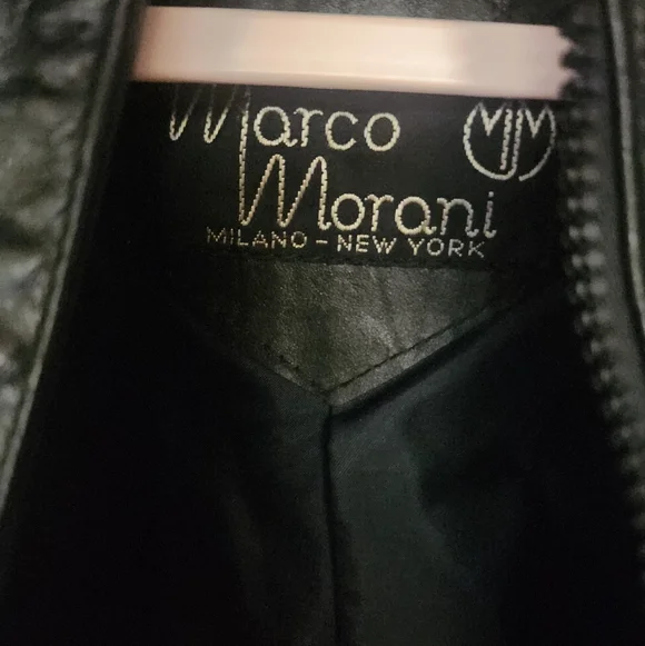 Marco Moroni Black 100% Leather Jacket.Made In Argentina. - Picture 7 of 12